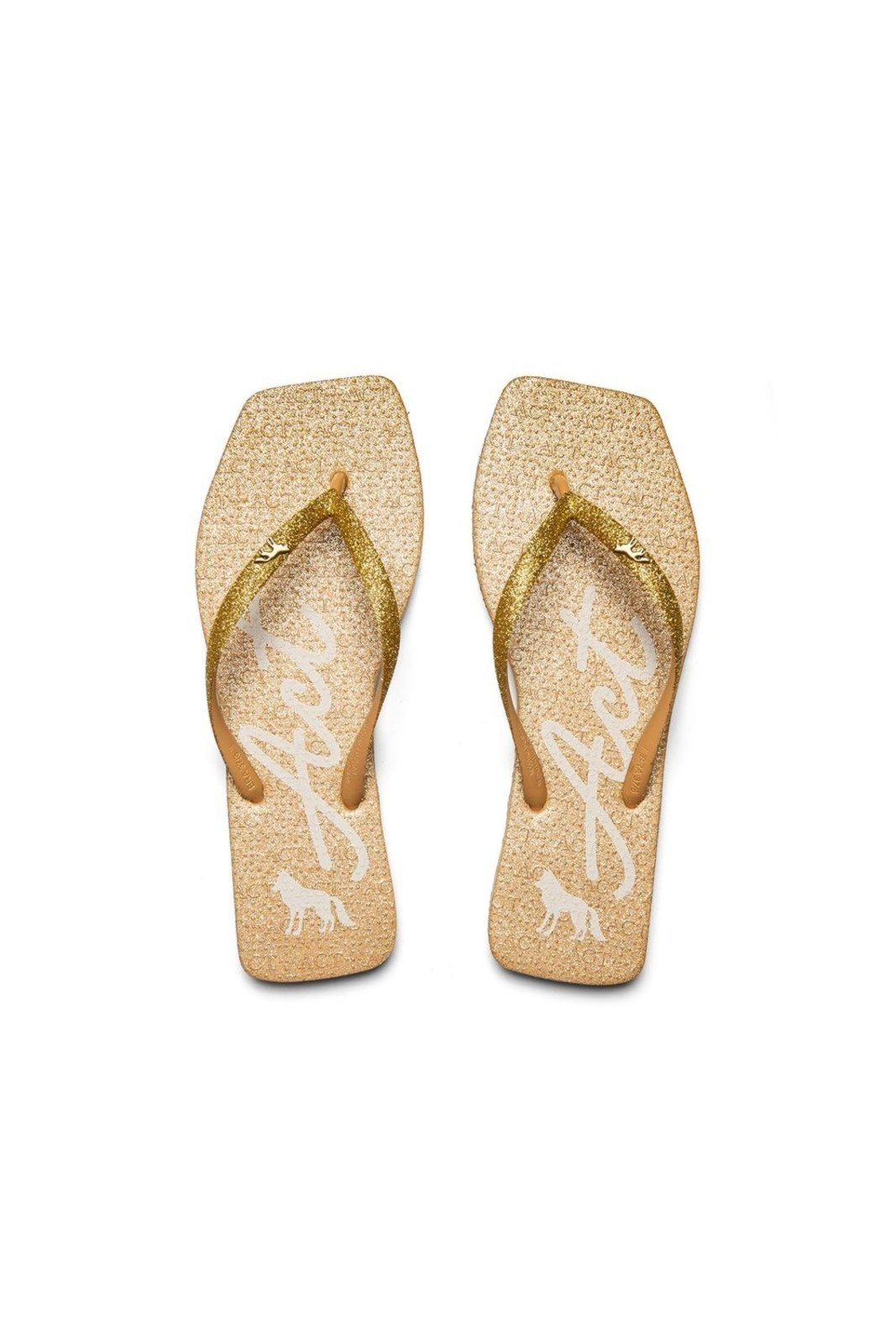 Chinelo Glitter com Logo ACT Feminino
