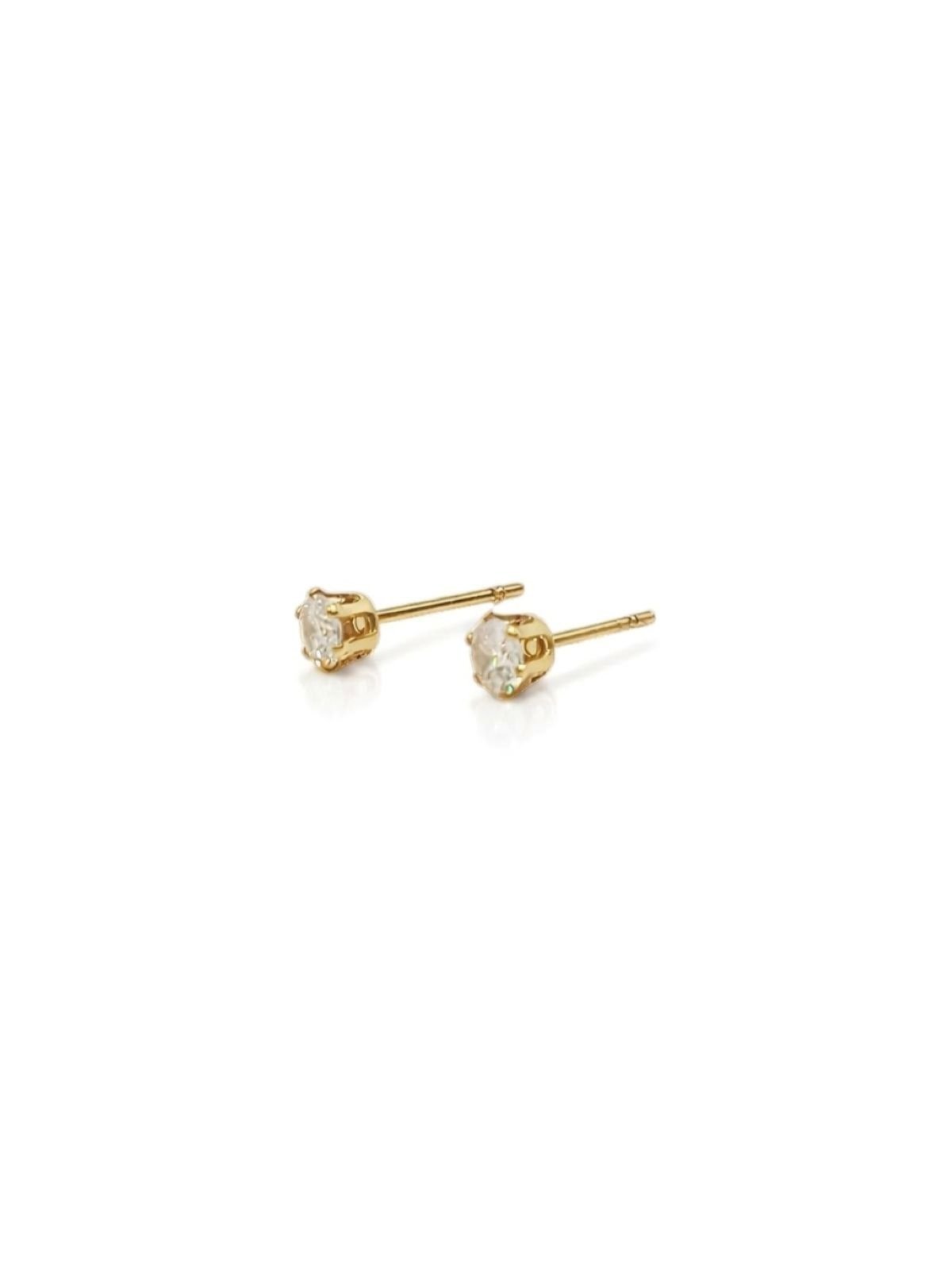 Brinco Ponto de Luz Banhado a Ouro 18k