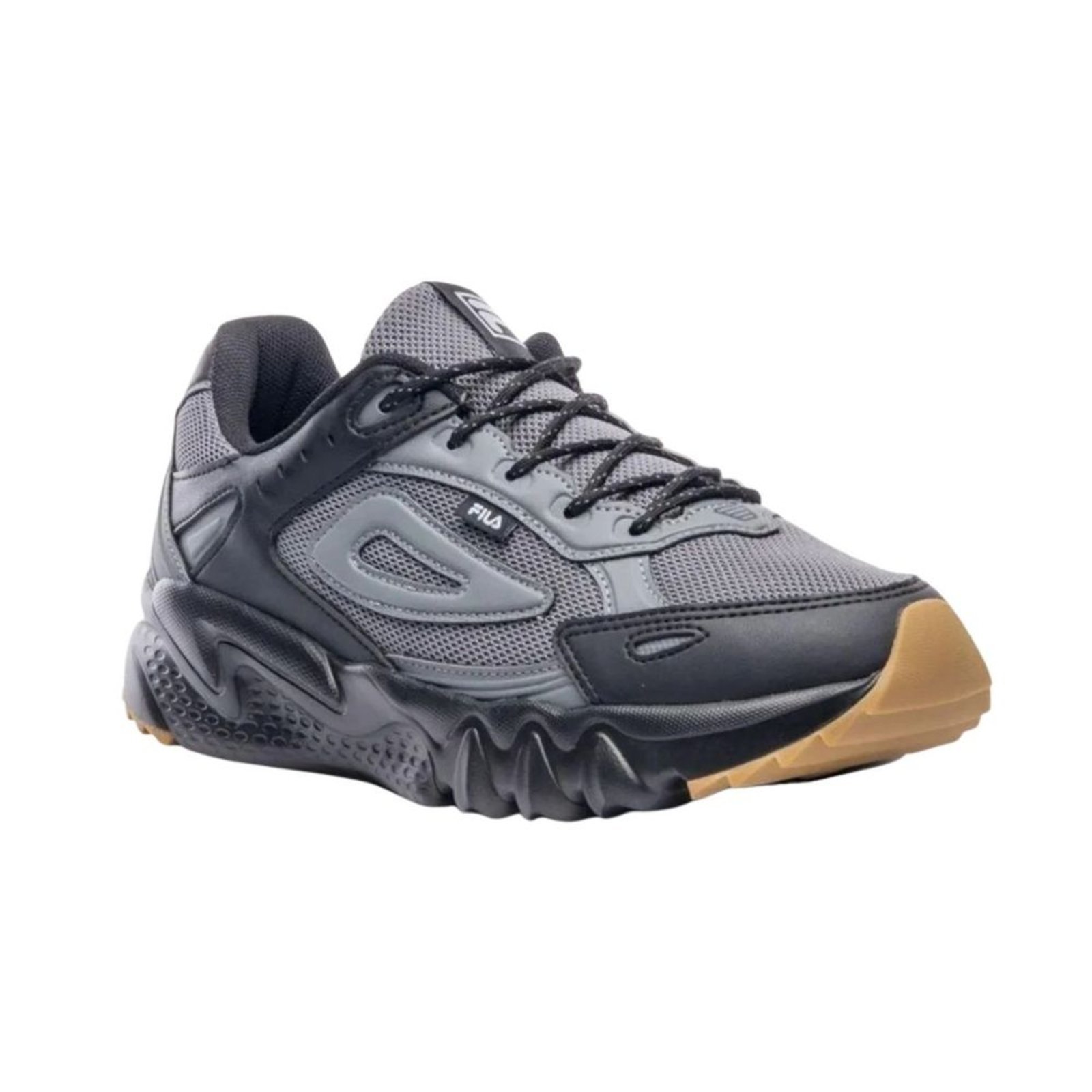 Vista 3 Tênis Casual Masculino Fila Venture Tracer 2 preto Fila preto