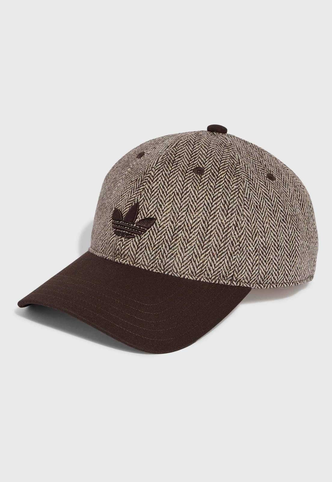 Boné adidas Originals Tweed Aba Curva Marrom