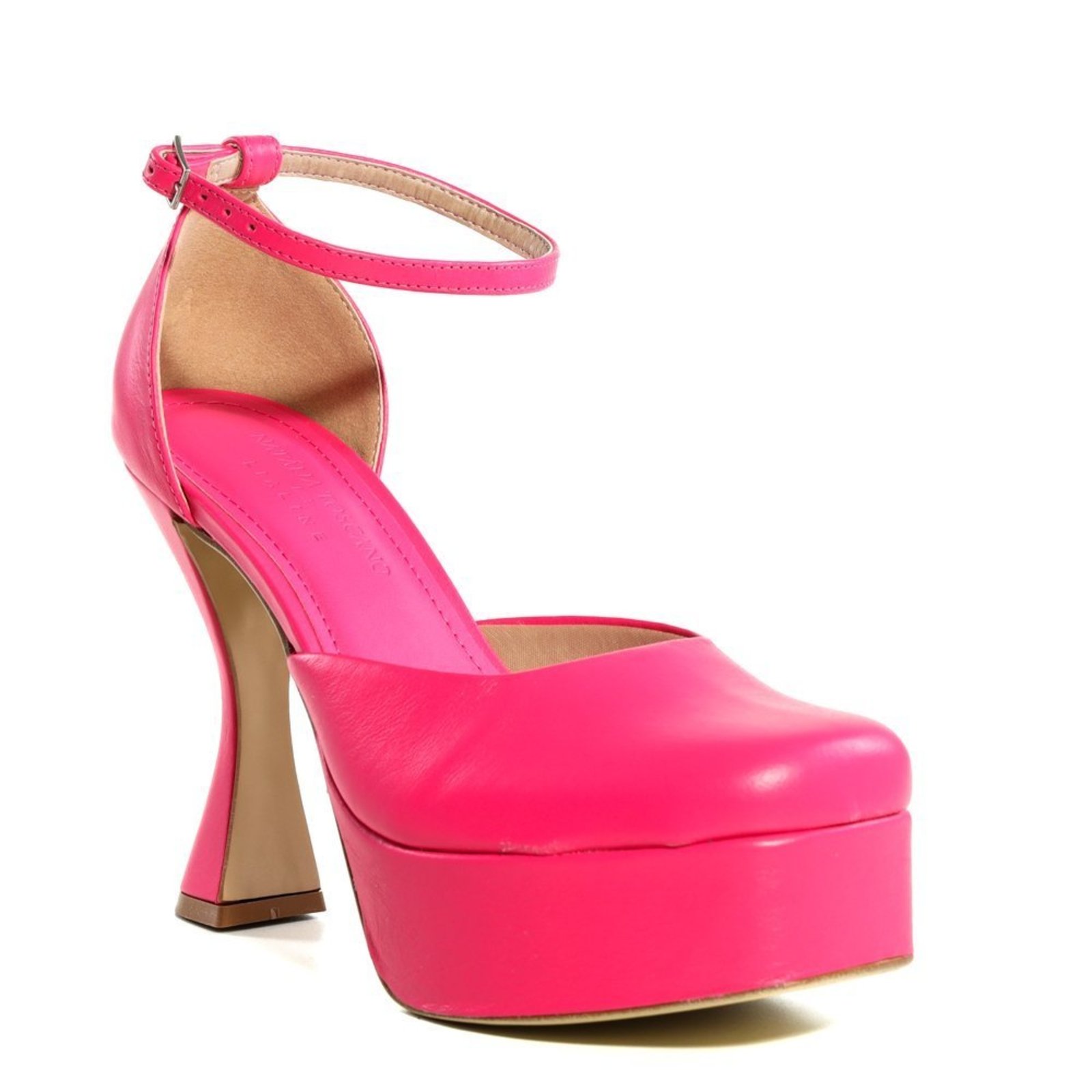 Sapato Feminino Lia Line Bico Quadrado Lia Line Rosa