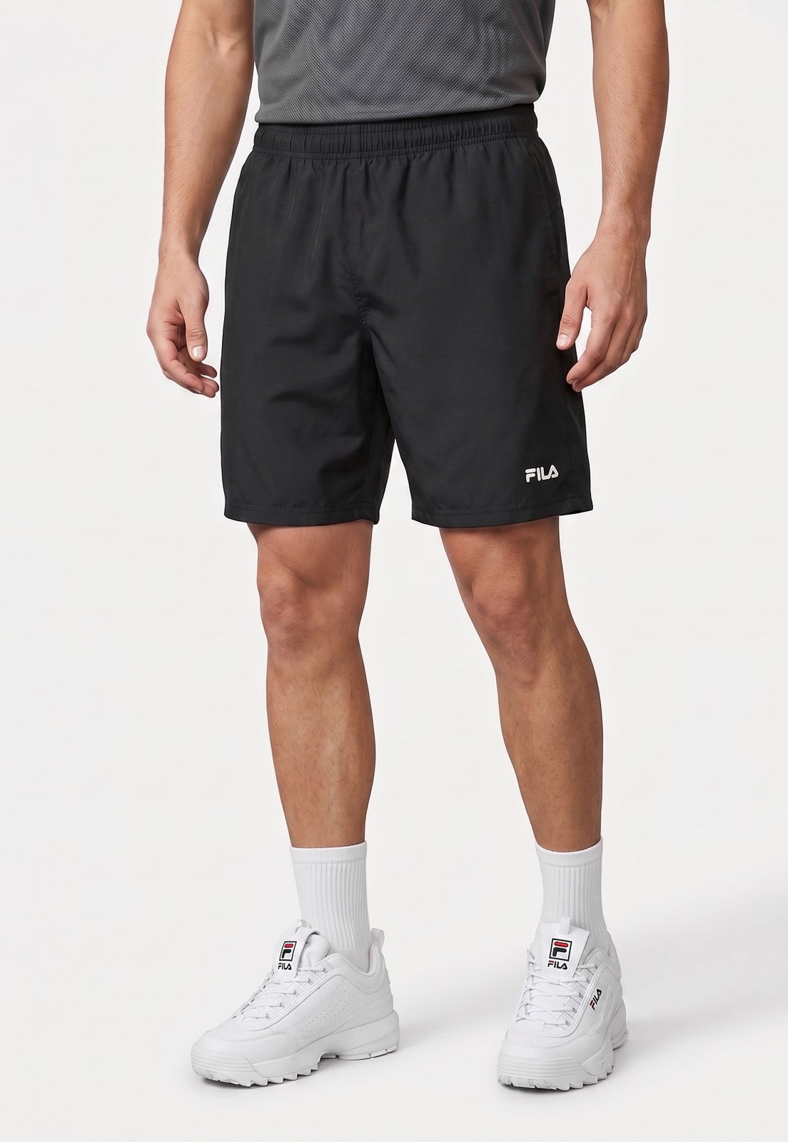 Bermuda Masculina Fila Train II Preta