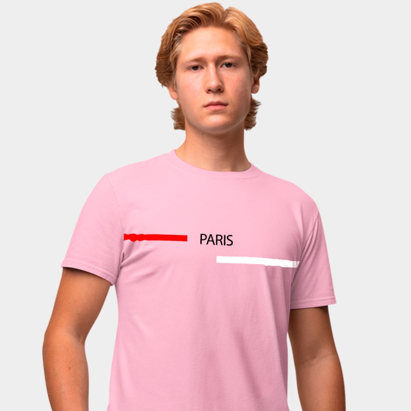 Camisa Camiseta Genuine Grit Masculina Estampada Algodão 30.1 Paris – P – Rosa