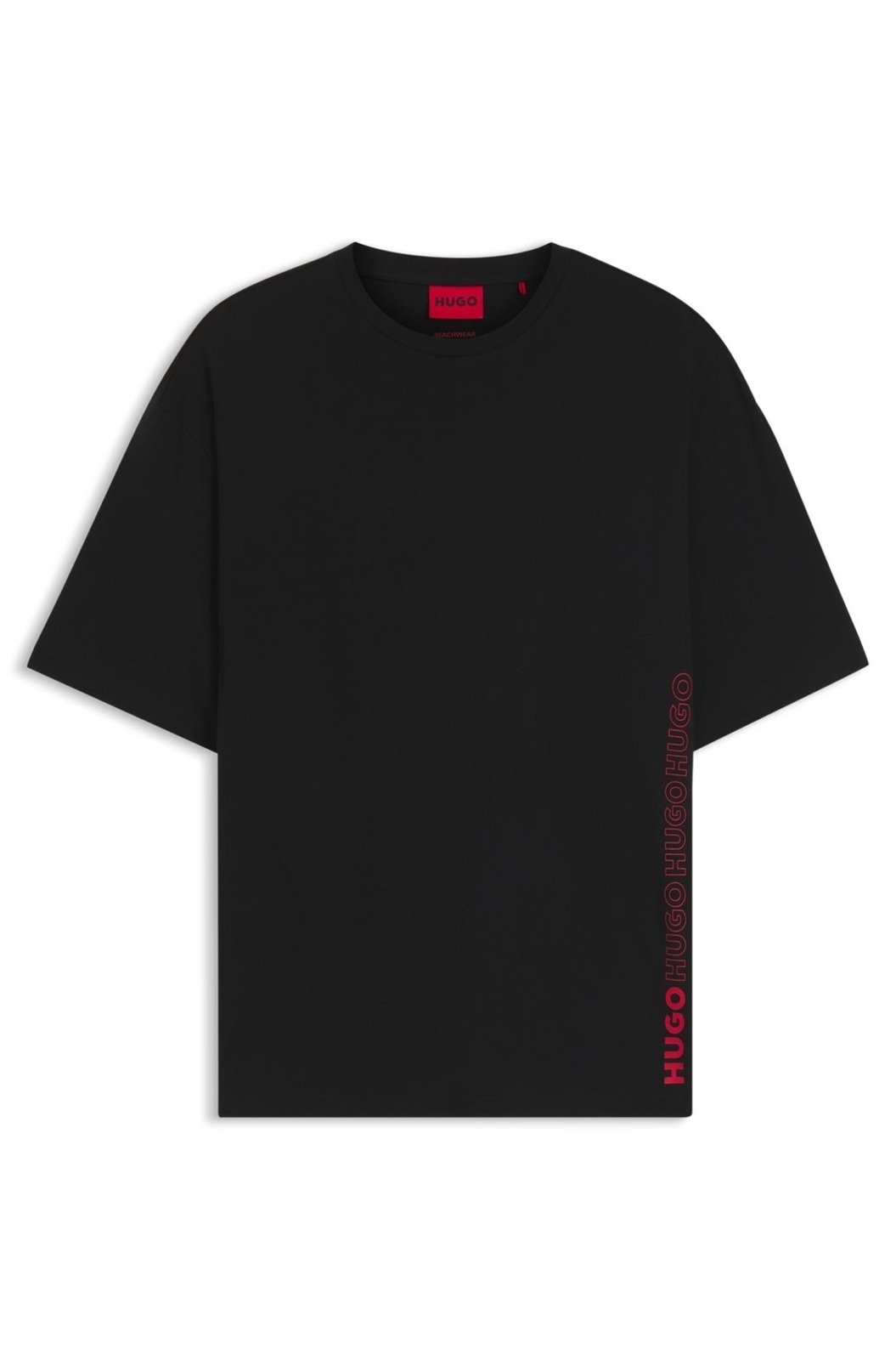 Camiseta De Ajuste Oversized Em Algodão Com Estampado