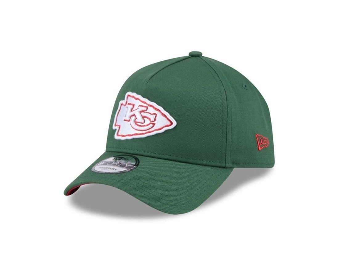 Bone New Era 9FORTY A-FRAME SNAPBACK Kansas City Chiefs NFL Verde