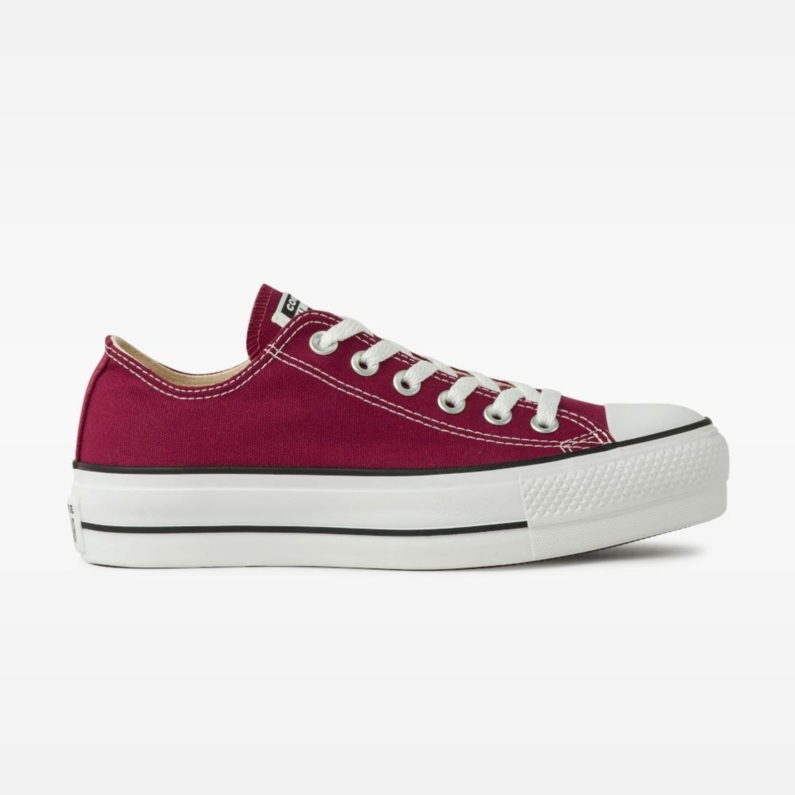 Tênis Chuck Taylor All Star Lift Canvas Cano Baixo Bordô