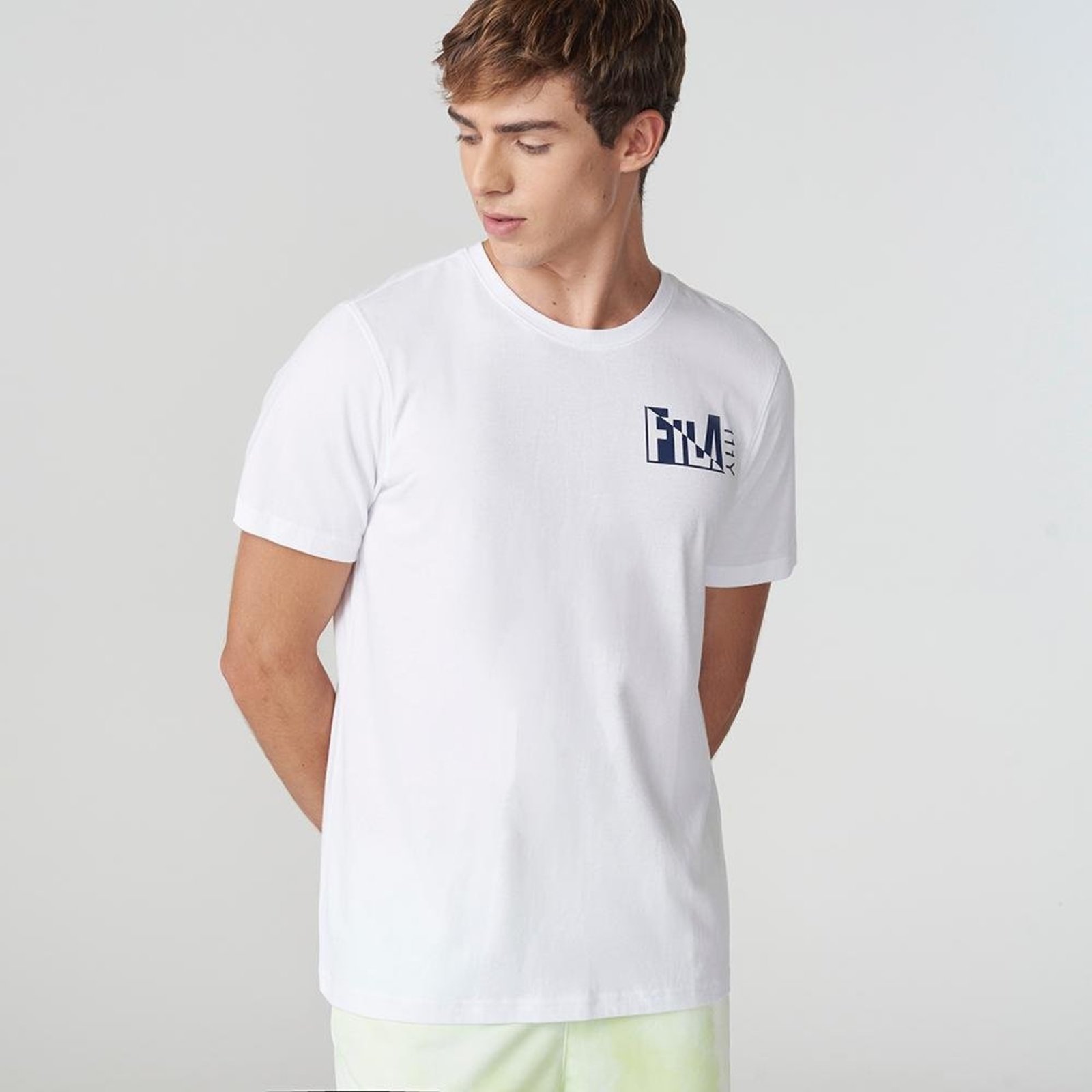 Camiseta Fila Street Hop Label Masculina Incolor