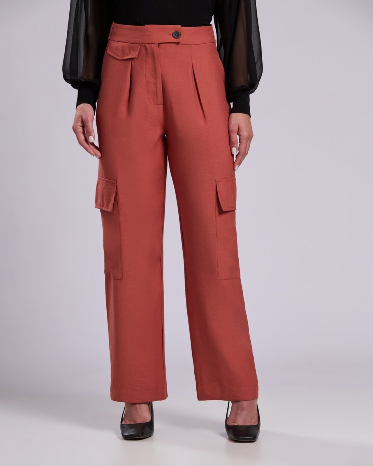 Calça Alfaiataria Dani Terra Cota