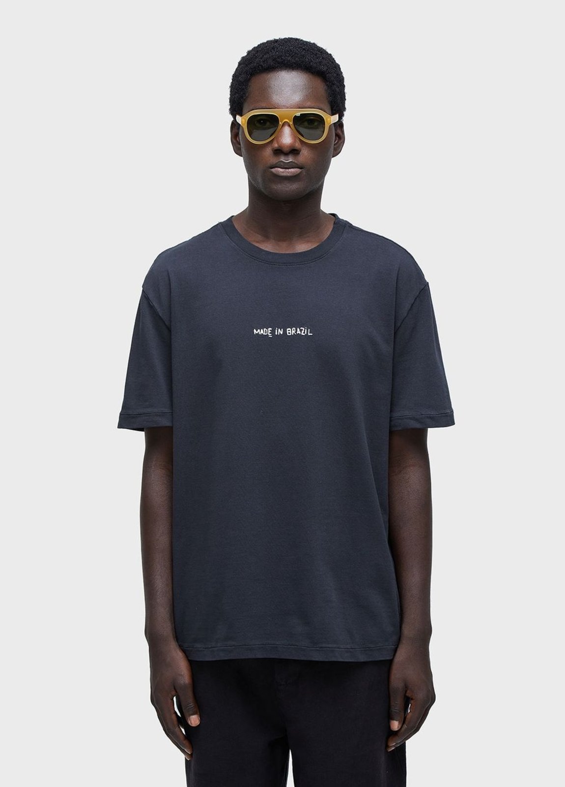 T-shirt made in brazil bordado OSKLEN