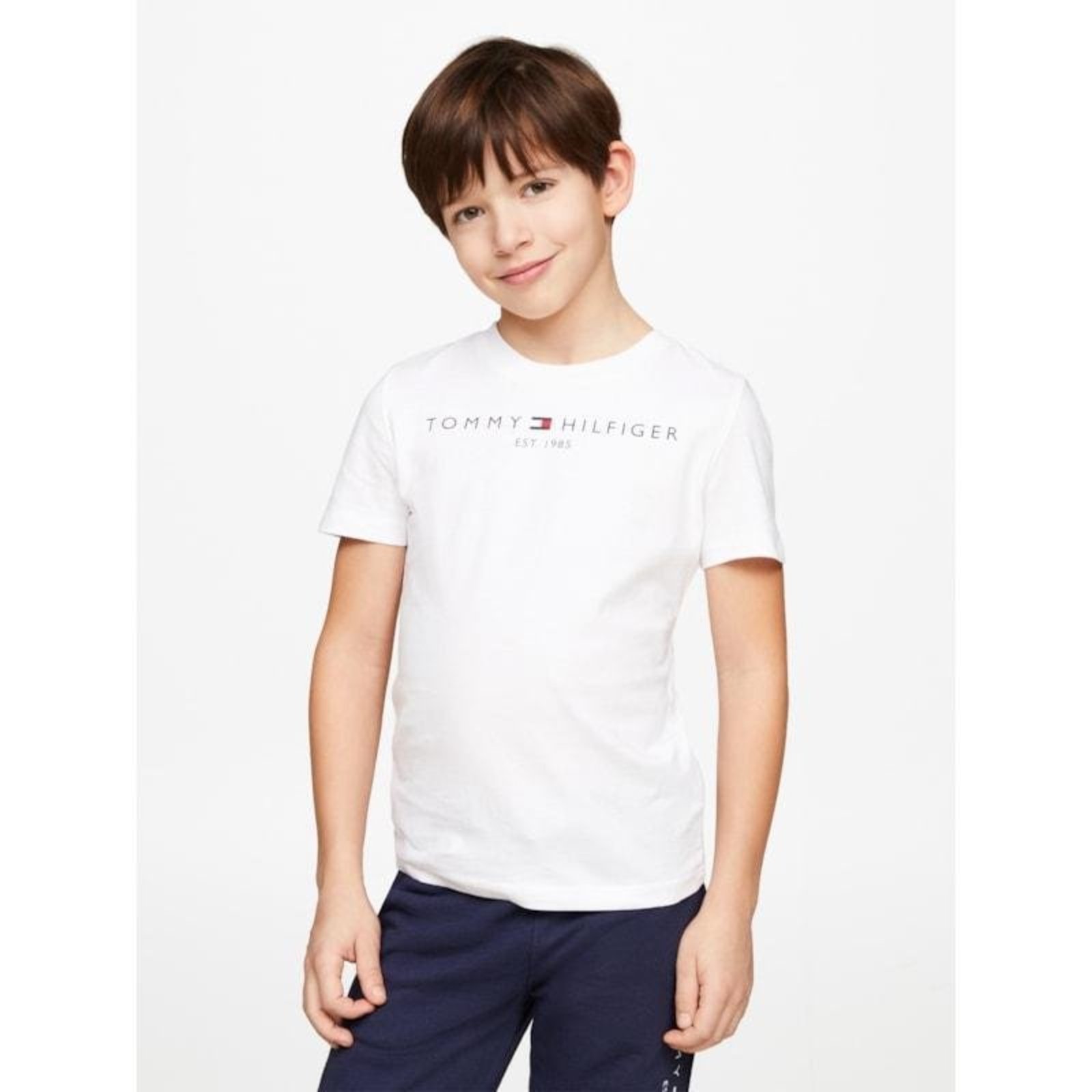 Camiseta Logo Clássico Tommy Hilfiger Branco