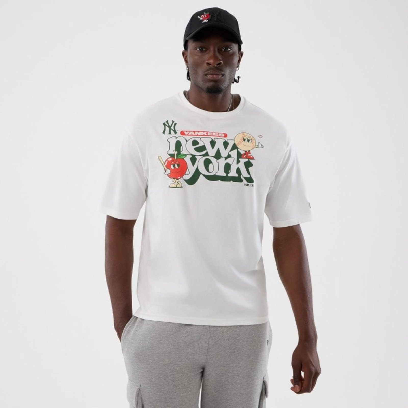 Camiseta New Era Regular New York Yankees Branco