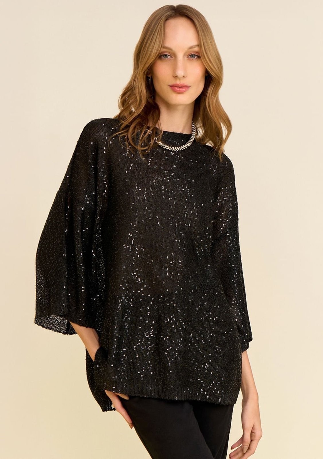 Camiseta Zinco Oversized Decote Careca Manga Curta Alongada Preto