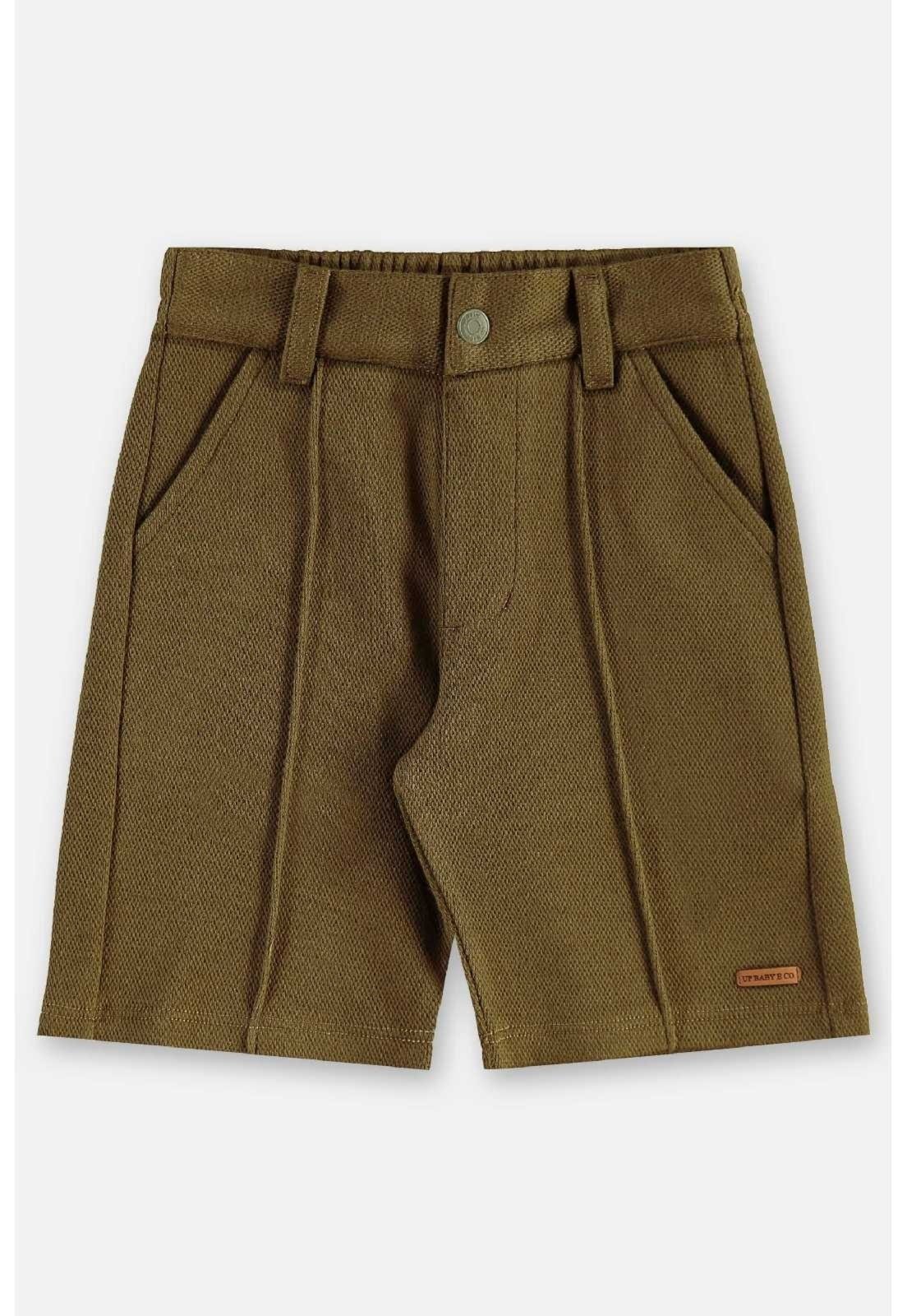 Infantil - Bermuda Malha Alfaiataria Up Baby Verde