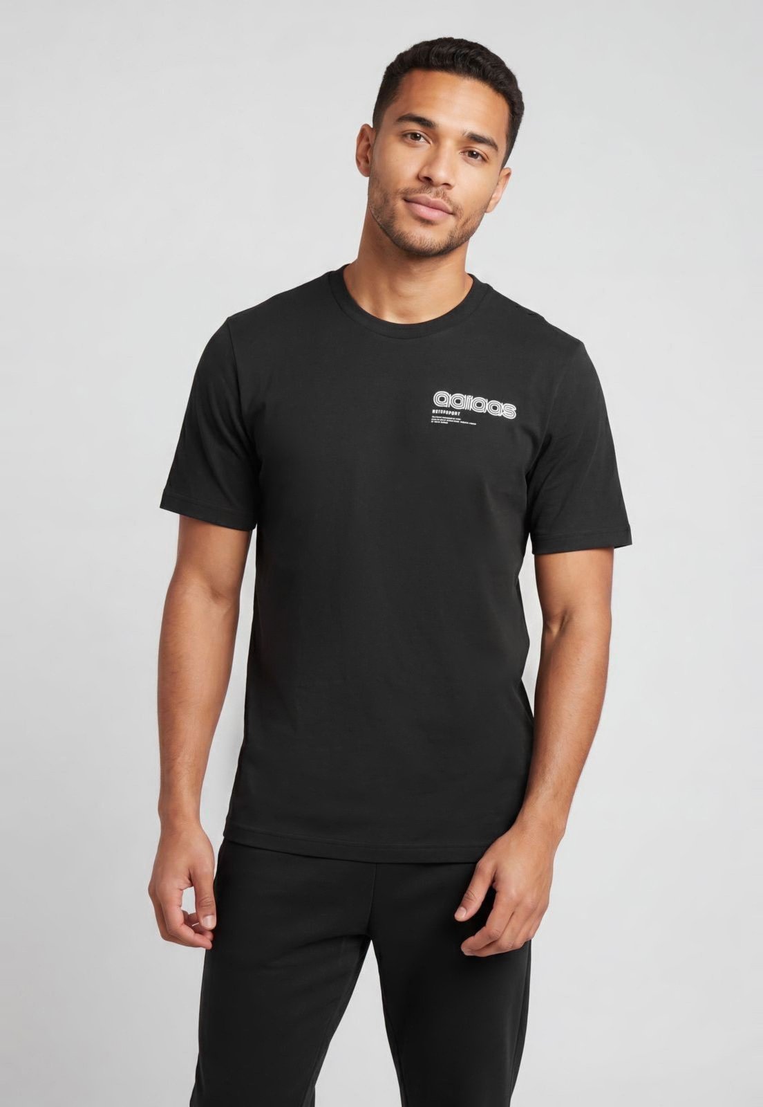 Camiseta Masculina adidas Sportswear Estampa Motorsport Preta