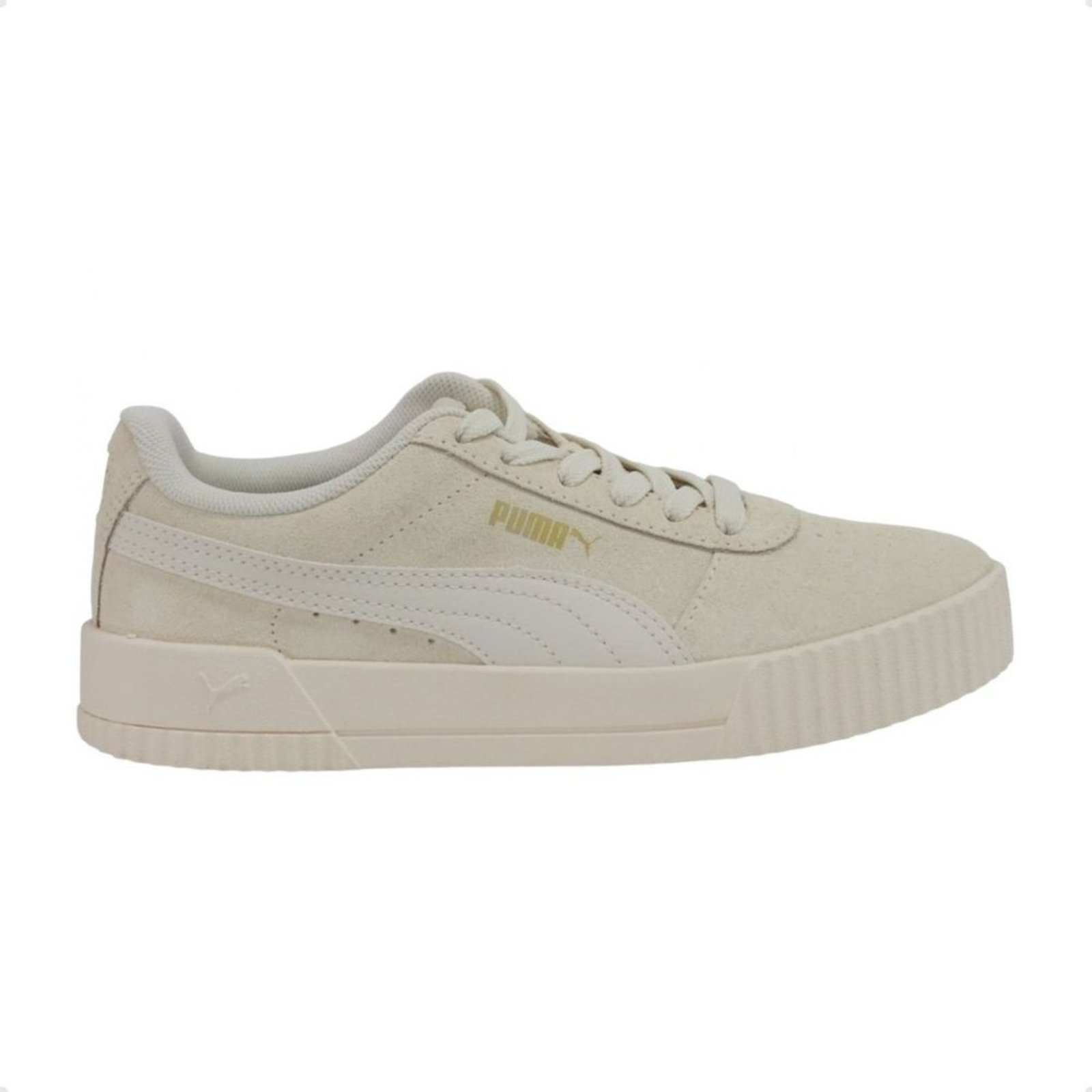 Tênis Casual Feminino Puma Carina Bdp Bege