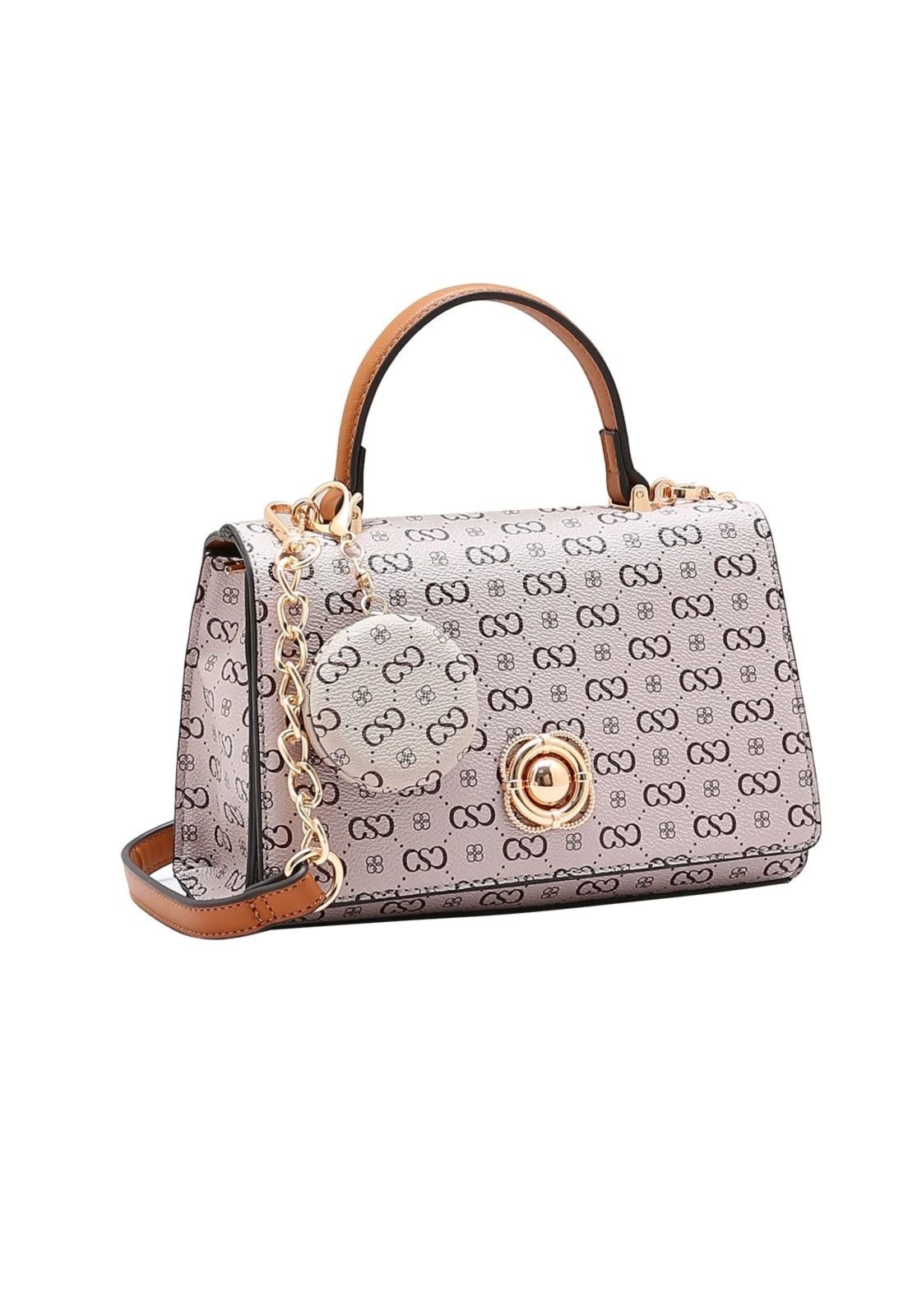 Bolsa Feminina Chenson Monograma Elegance 3485409 Bege