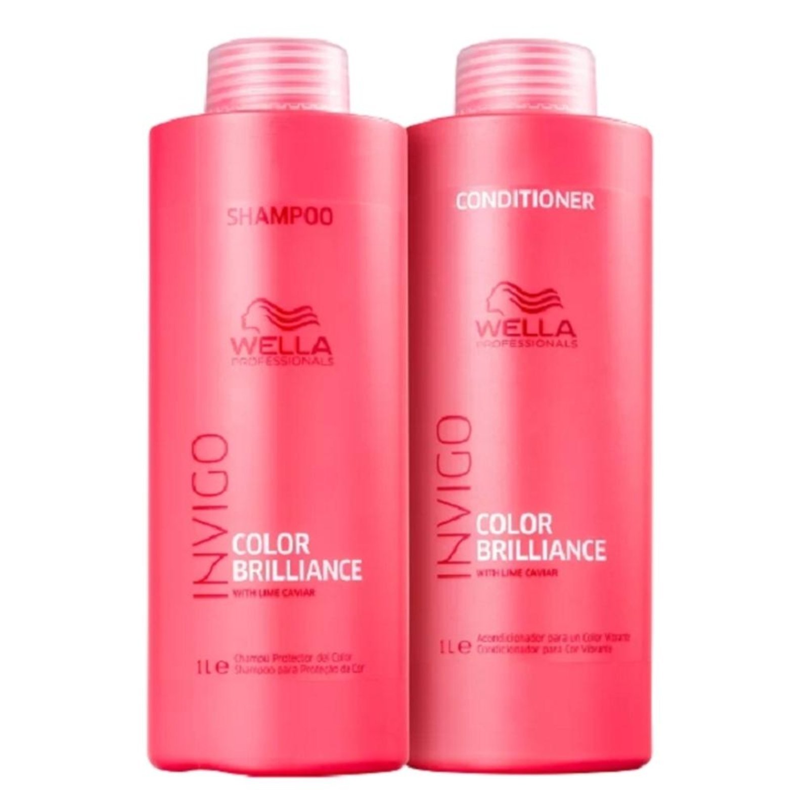 Vista 2 Wella Professionals Invigo Color Brilliance - Kit Cor Vibrante Duo Salon (2 Produtos) multicolorido WELLA PROFESSIONALS multicolorido