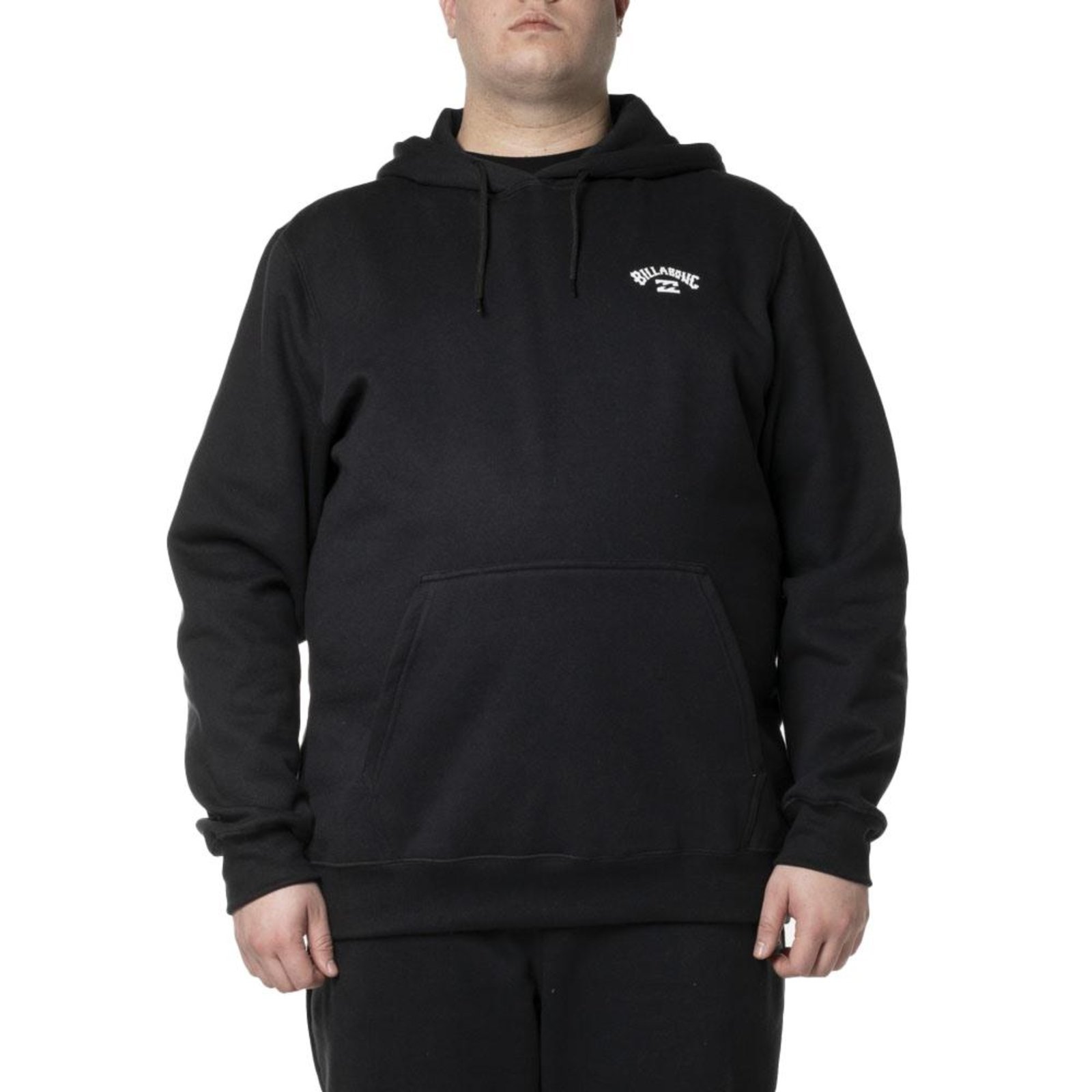 Vista 2 Moletom Billabong Canguru Small Arch Plus Size WT24 preto Billabong preto