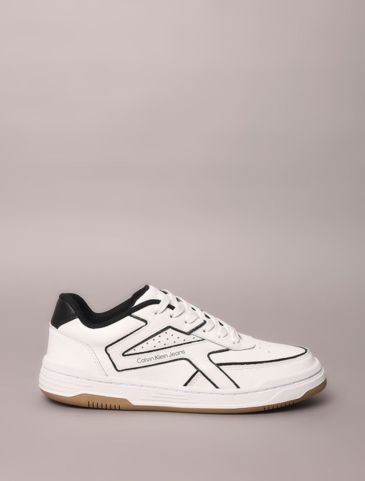 Tênis Calvin Klein Jeans Court Calvin Klein Streetwear - Branco Calvin Klein Jeans