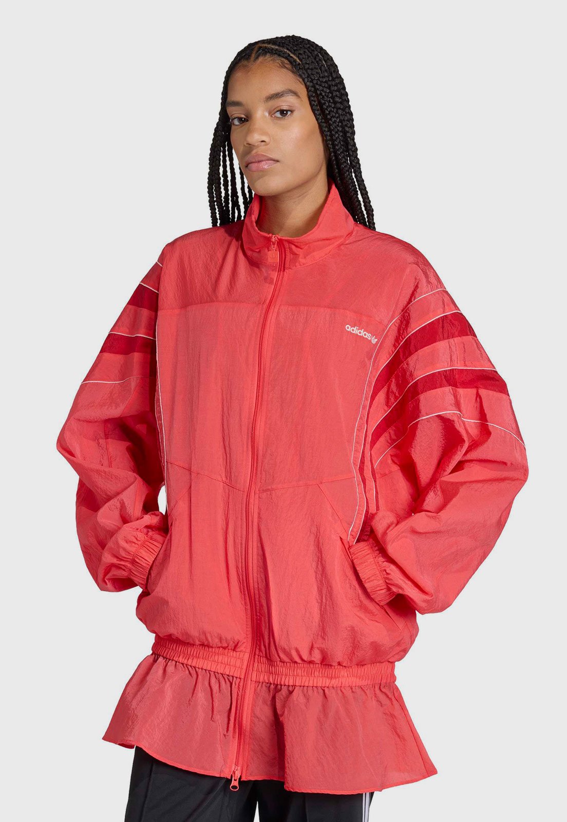 Jaqueta Feminina adidas Originals Santiago TT Vermelha