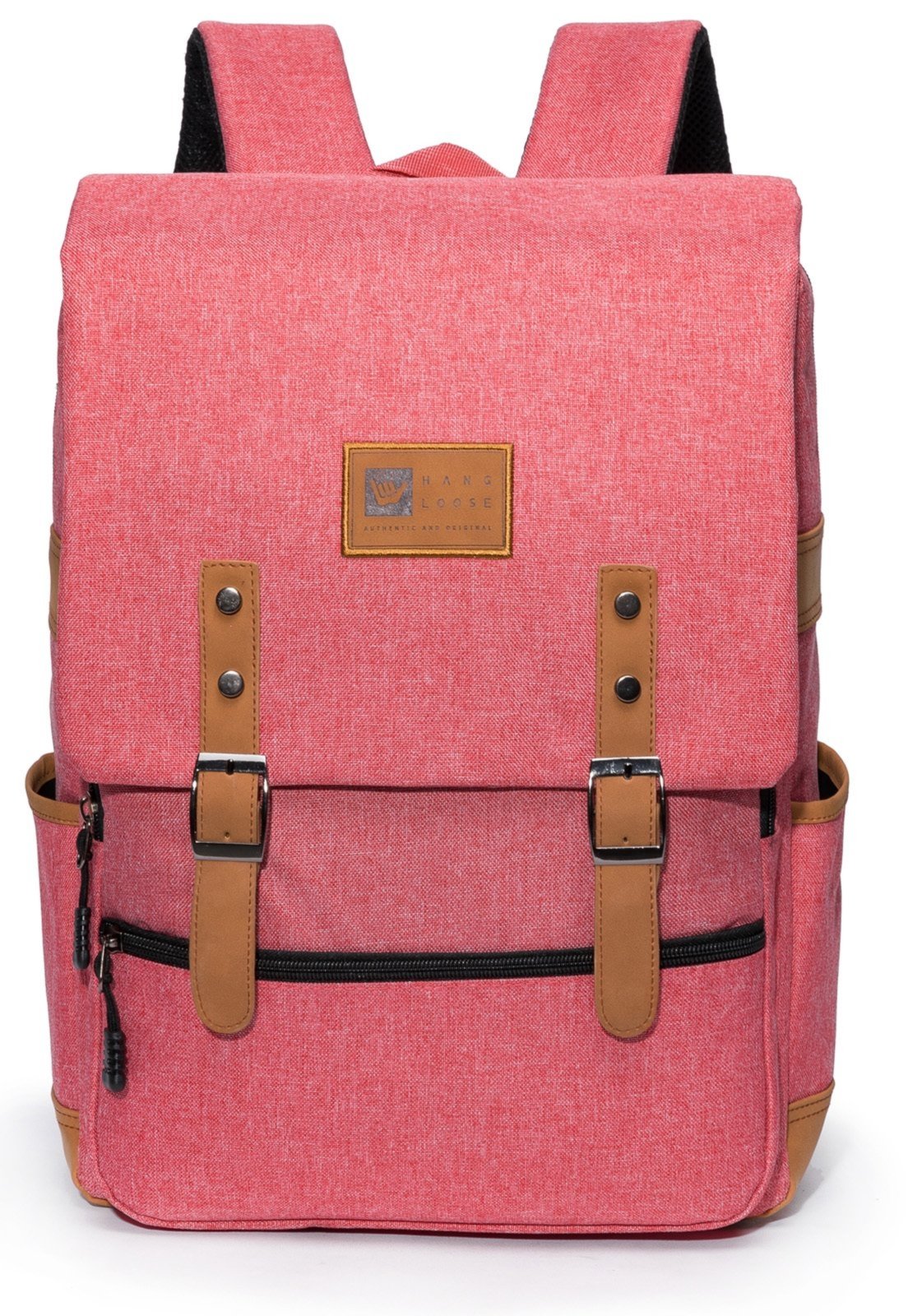 Mochila Bolsa Executiva Hang Loose Vintage Notebook Vermelho Reforçada