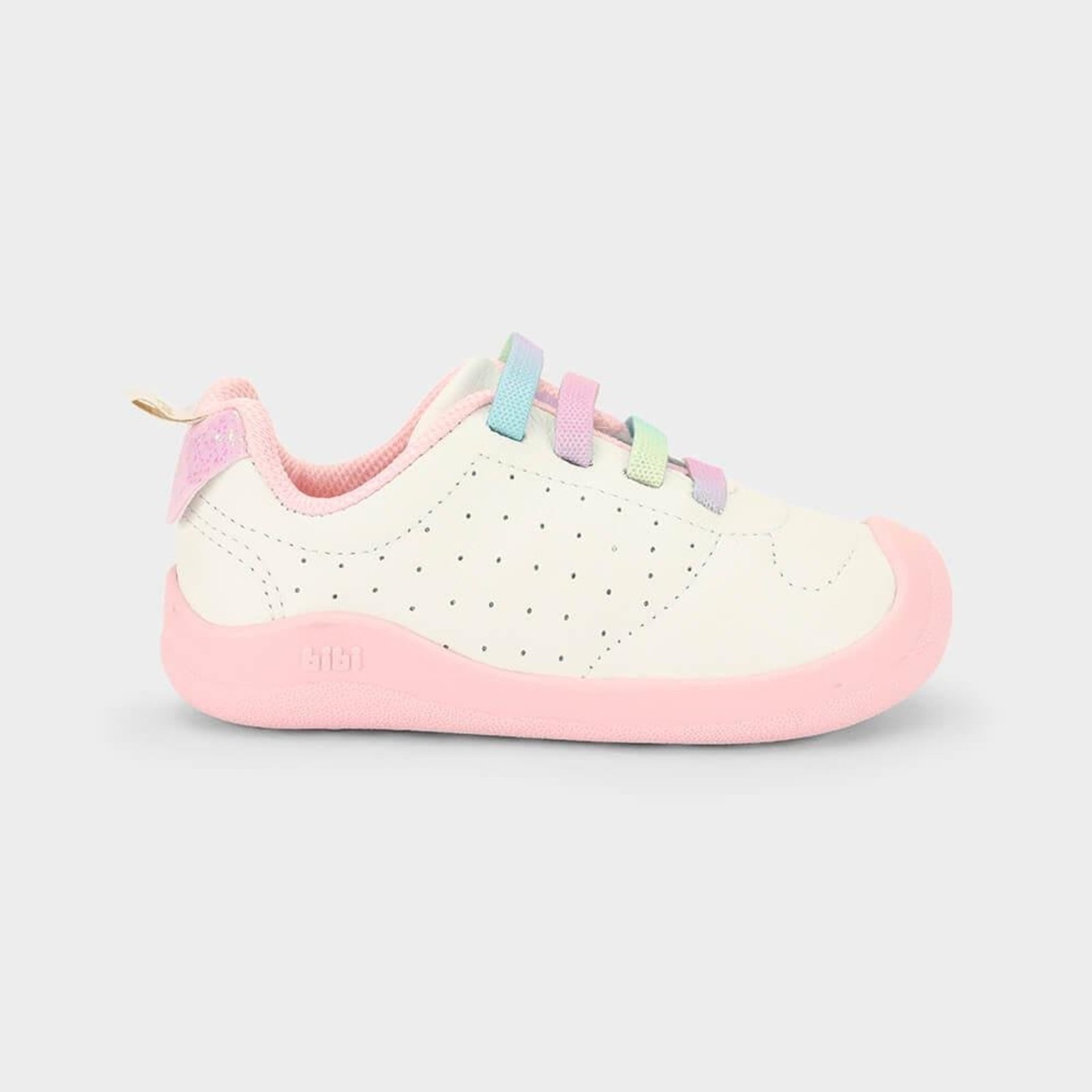 Infantil - Tênis Bibi Fisioflex 5.0 Branco com Rosa 1265118 18