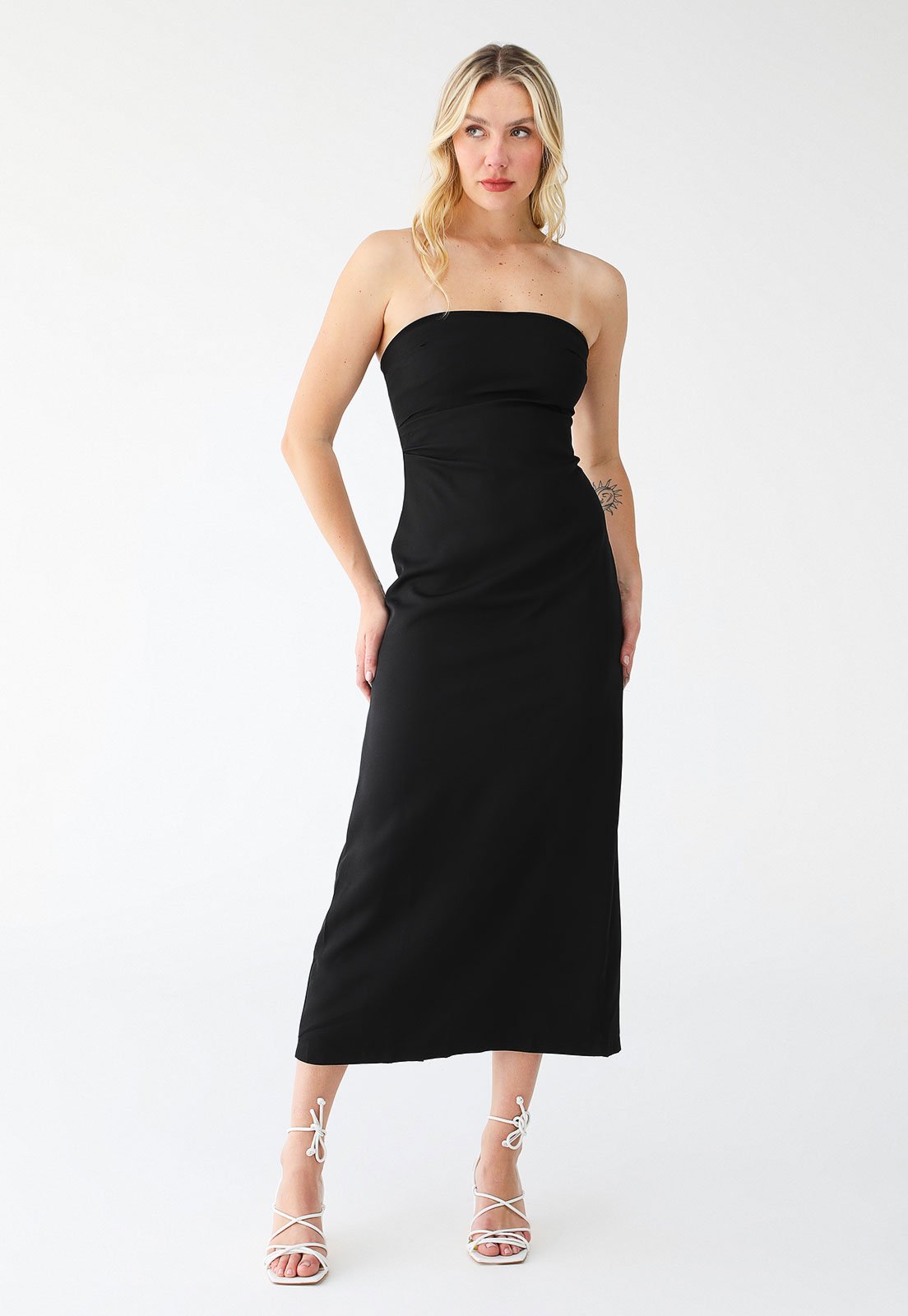 Vestido Tubinho Levosch Midi Preto