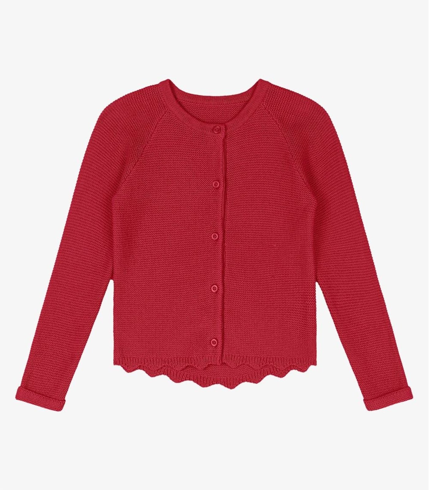 Vista 2 Infantil - Cardigan Tricot Trick Nick vermelho Trick Nick vermelho