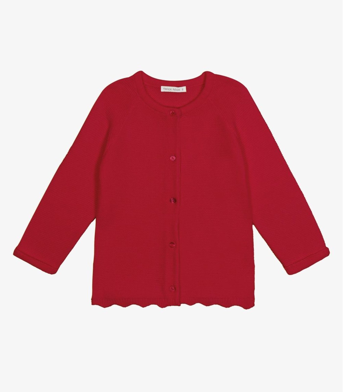 Vista 3 Infantil - Cardigan Tricot Trick Nick vermelho Trick Nick vermelho