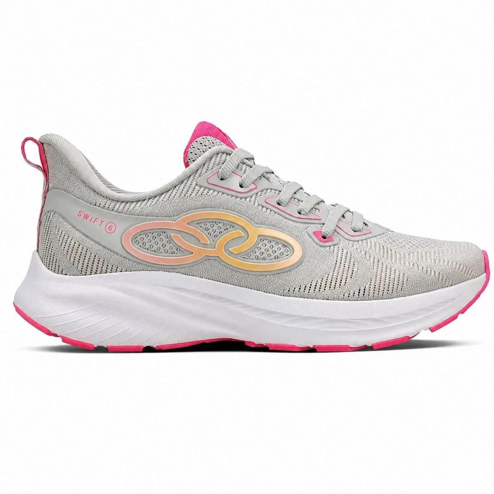 Tênis Esportivo Olympikus Feminino Swift 5 Cinza