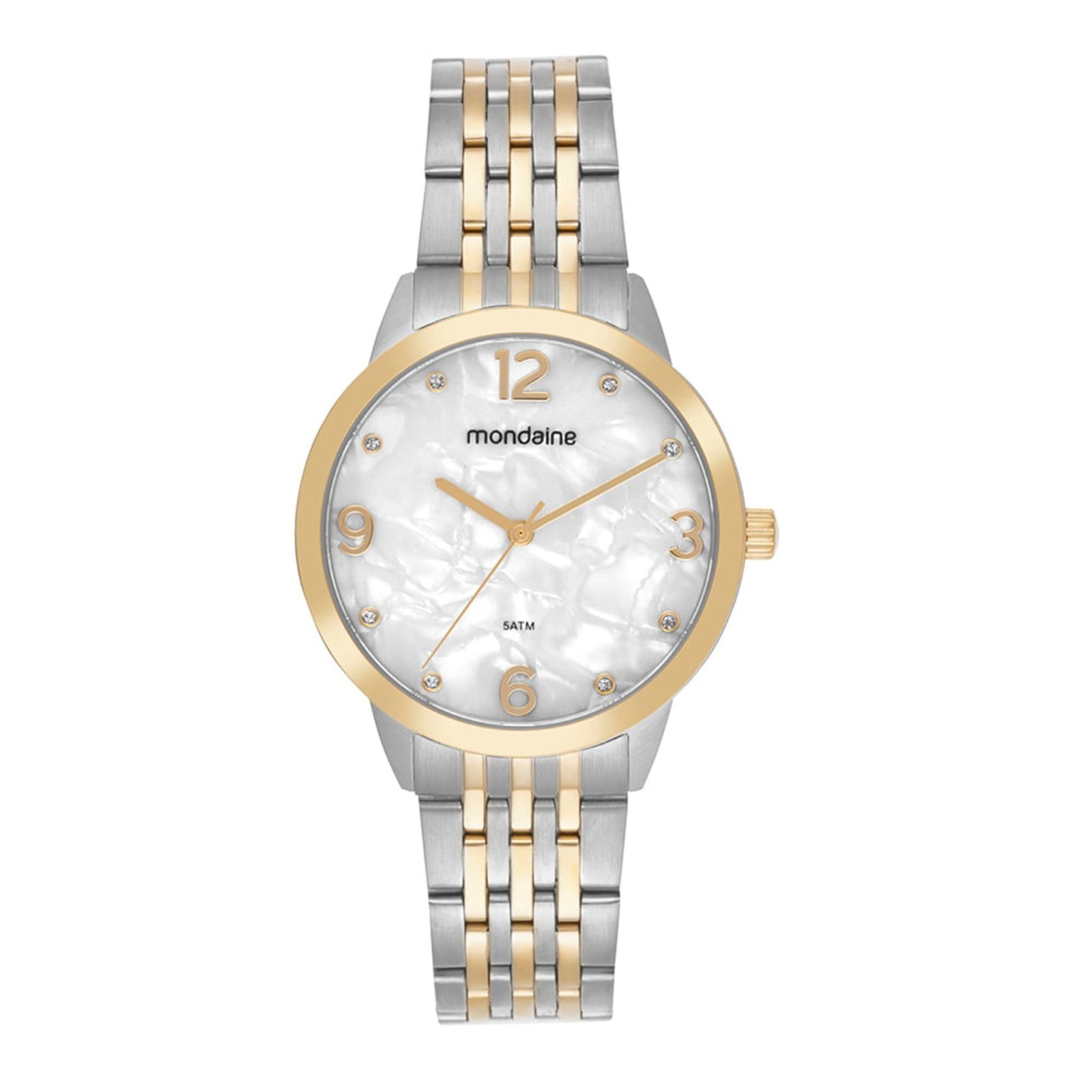 Relógio Feminino Mondaine Bicolor Madreperola Mondaine