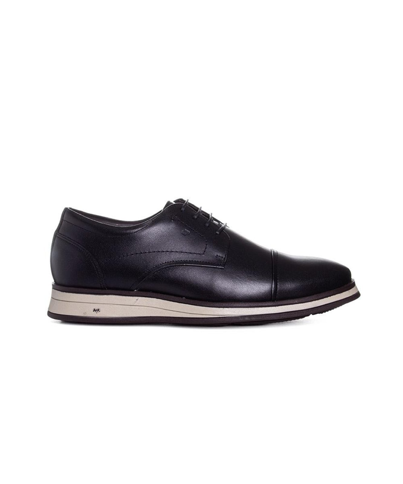 Sapato Masculino Jota Pe Air Morgan Couro Preto Incolor