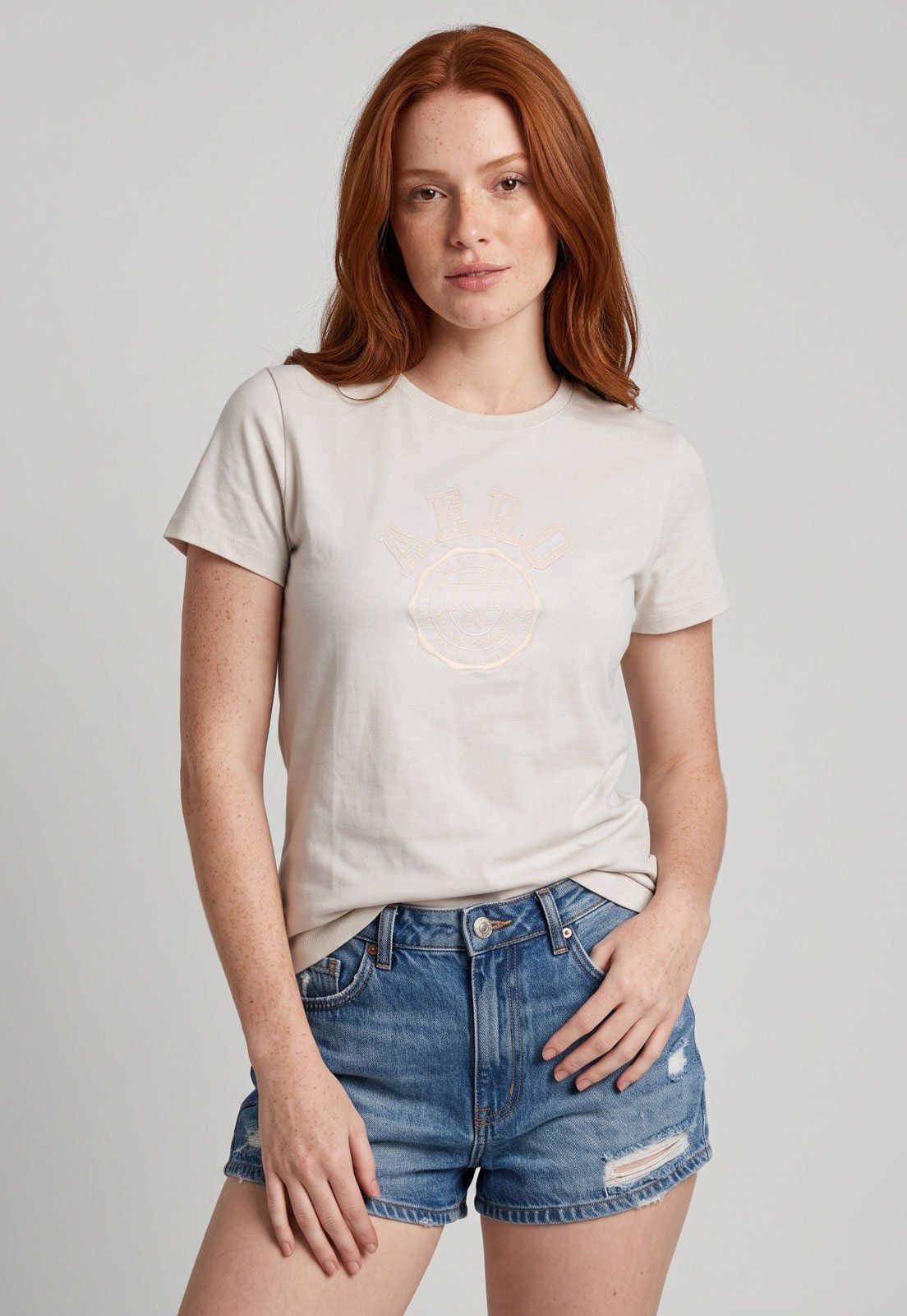 Camiseta Feminina Aeropostale Bordado — foto 3