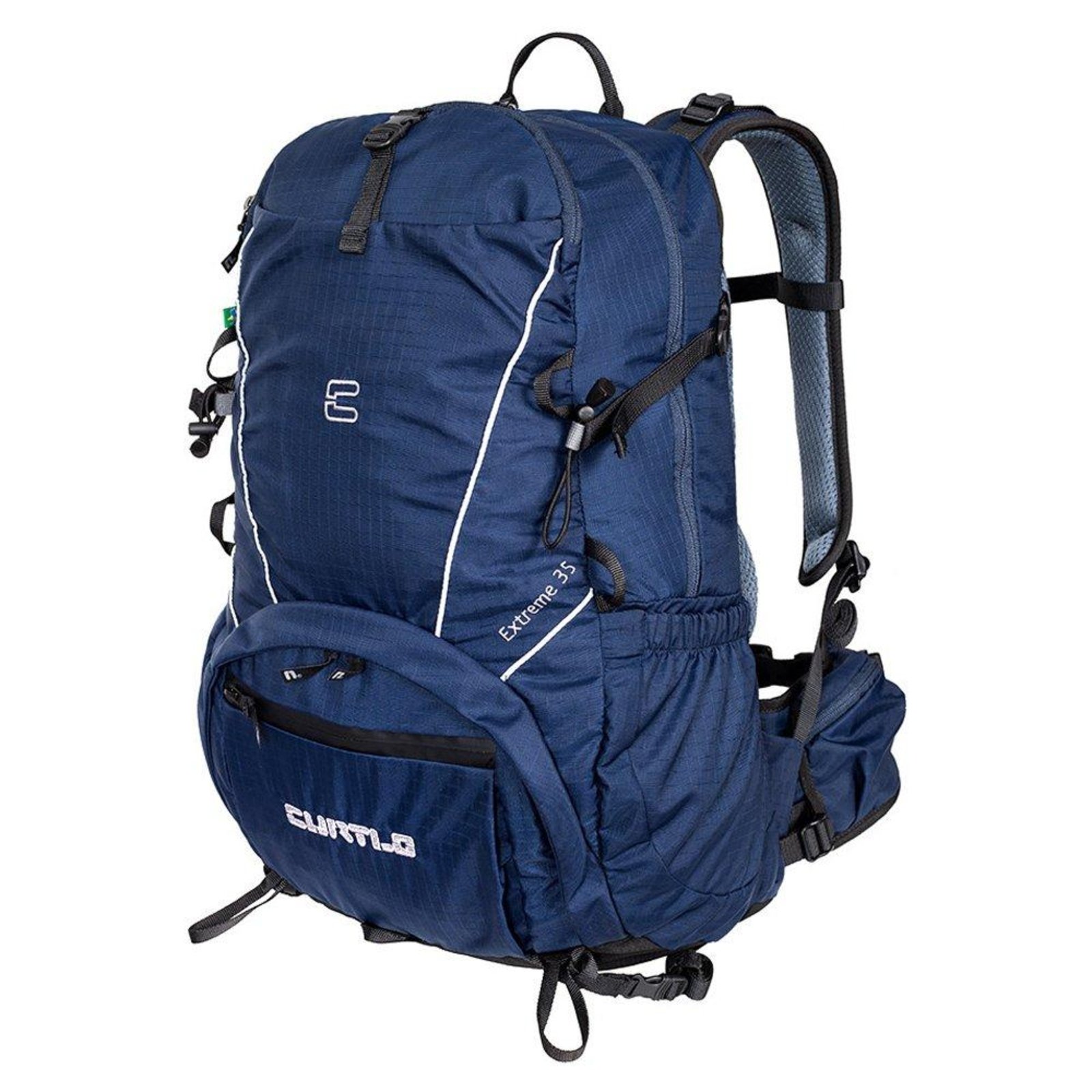 Vista 3 Mochila Curtlo Extreme 35 Litros Azul Marinho incolor azul Curtlo incolor azul