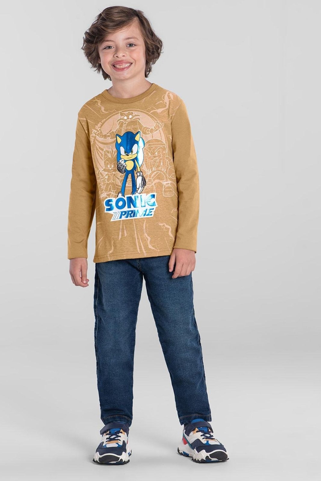 Infantil - Camiseta menino Sonic Brandili