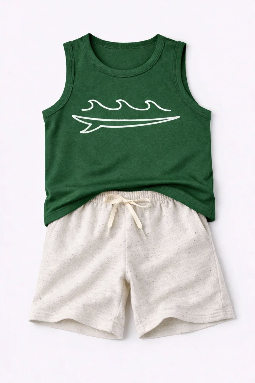 Infantil - Conjunto Masculino Prancha Verde Musgo - Babei no Look