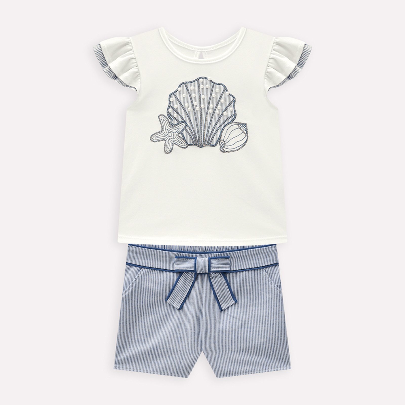 Infantil – Conjunto Menina Bordado Milon