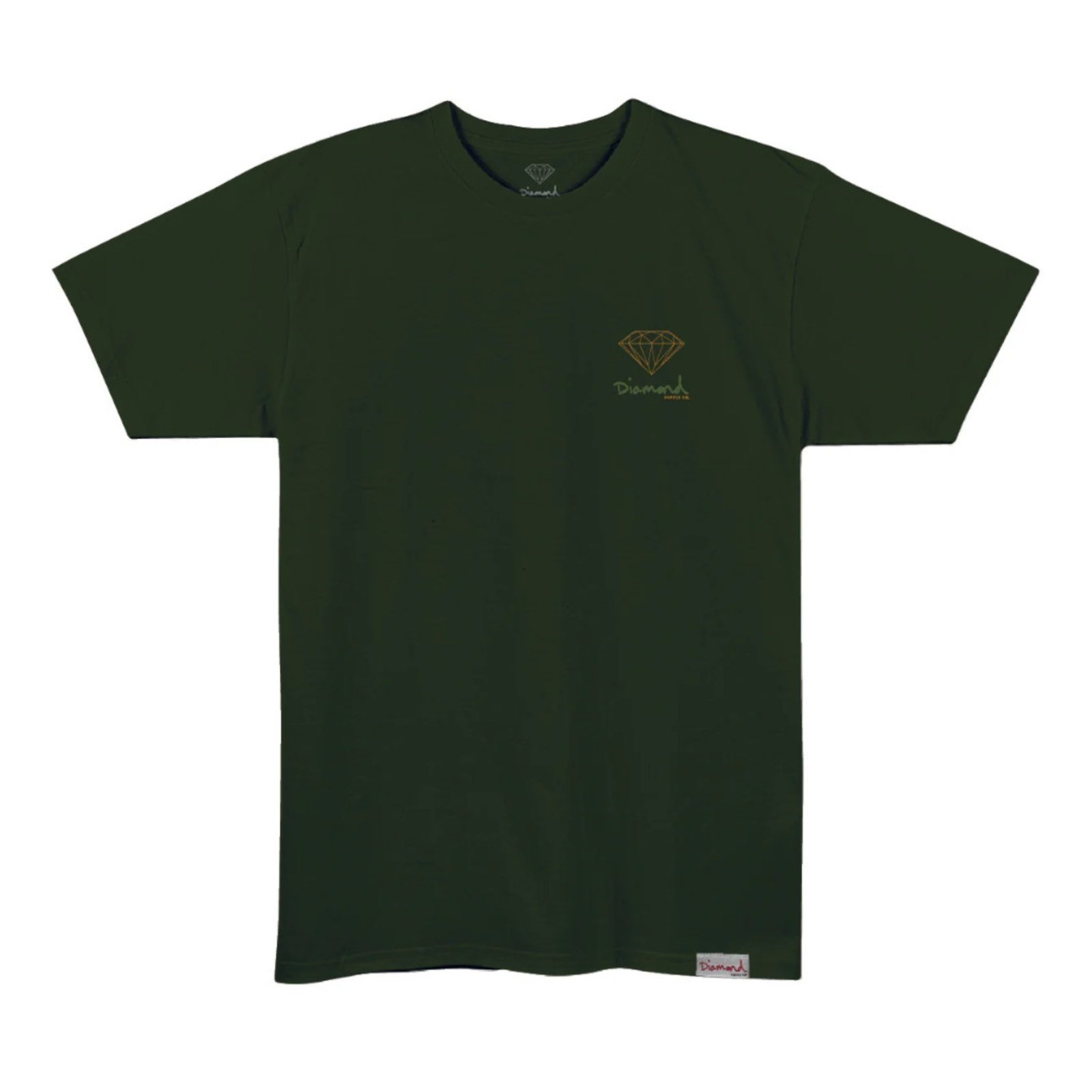 Camiseta Diamond Small Og Sign Tee - VERDE MILITAR