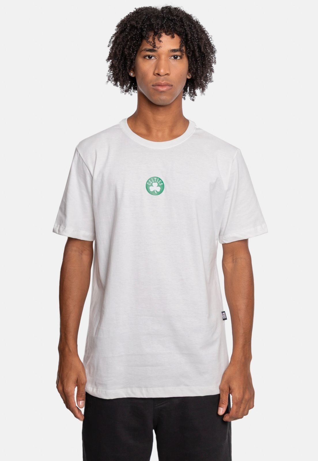 Camiseta NBA Estampada Branca