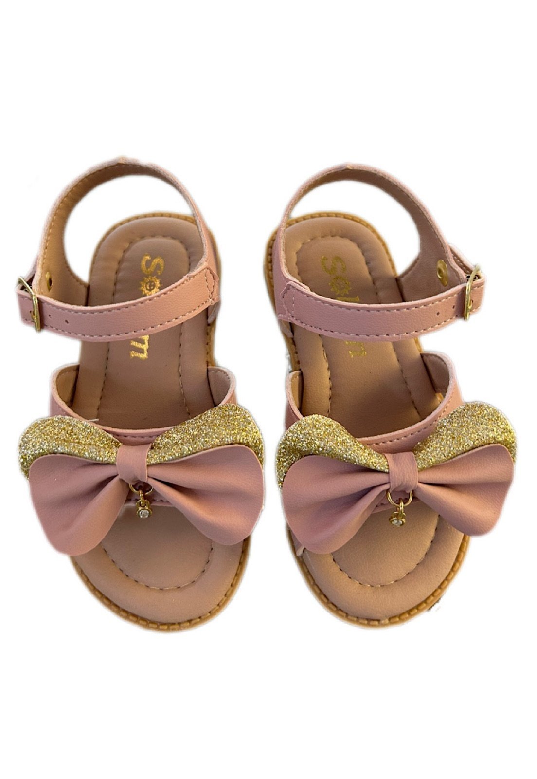 Vista 3 Infantil - Sandália menina infanil Solzim aranha Laço brilhante SOLZIM CALÇADOS pink SOLZIM CALÇADOS pink