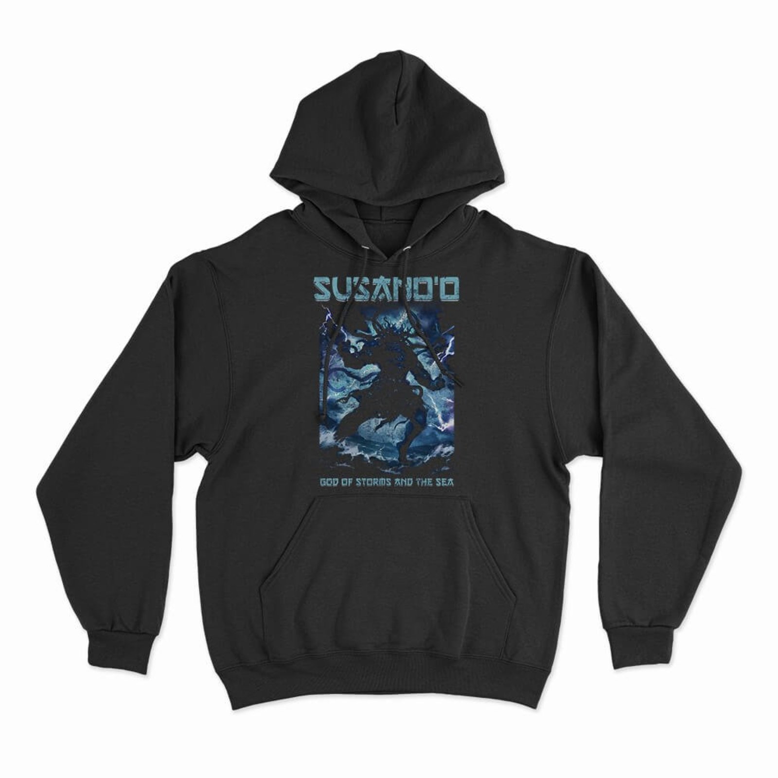 Moletom Com Capuz Susanoo - Preto - Casual - Studio Geek