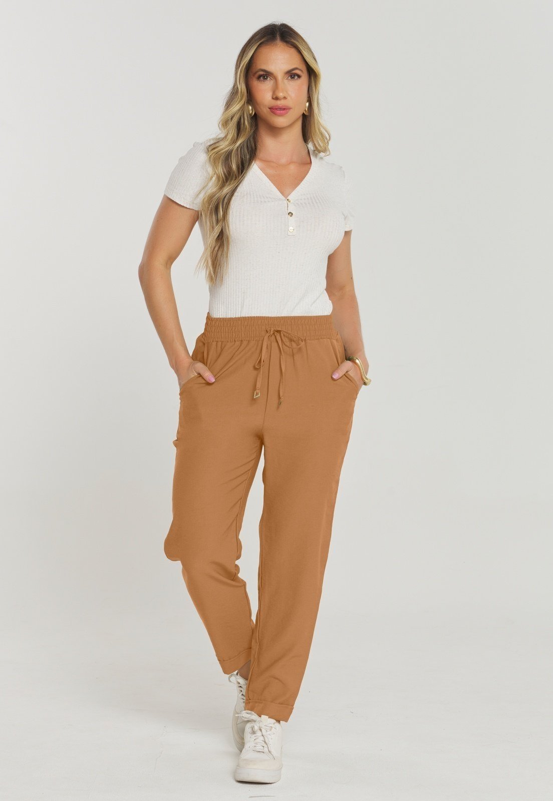 Calça Rudély Confort Marrom