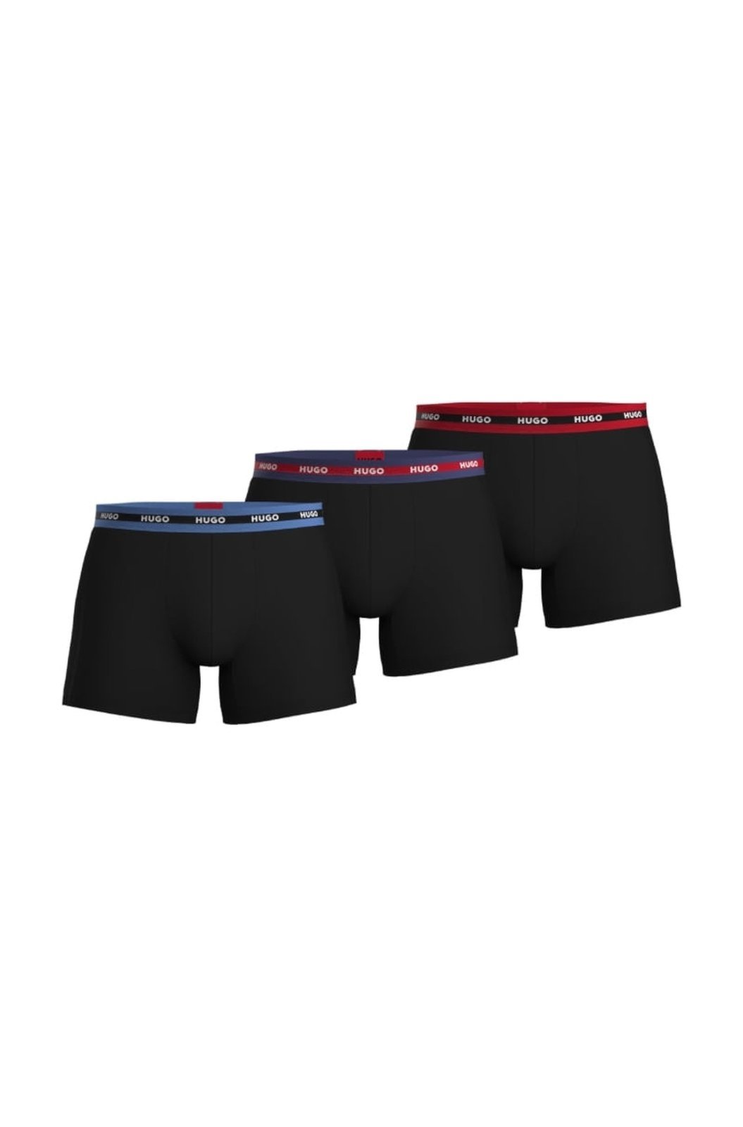 Pack De Três Cuecas De Algodão Stretch Com Logo