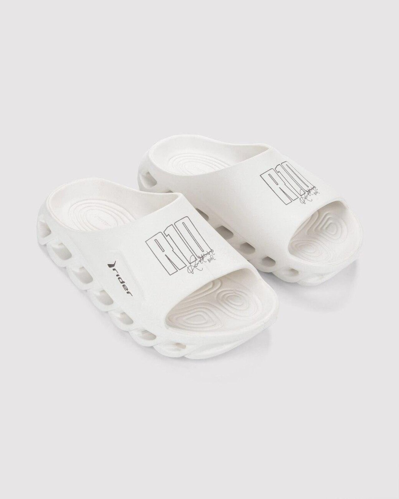 Chinelo Slide Rider R Power Lite+ R10 Branco