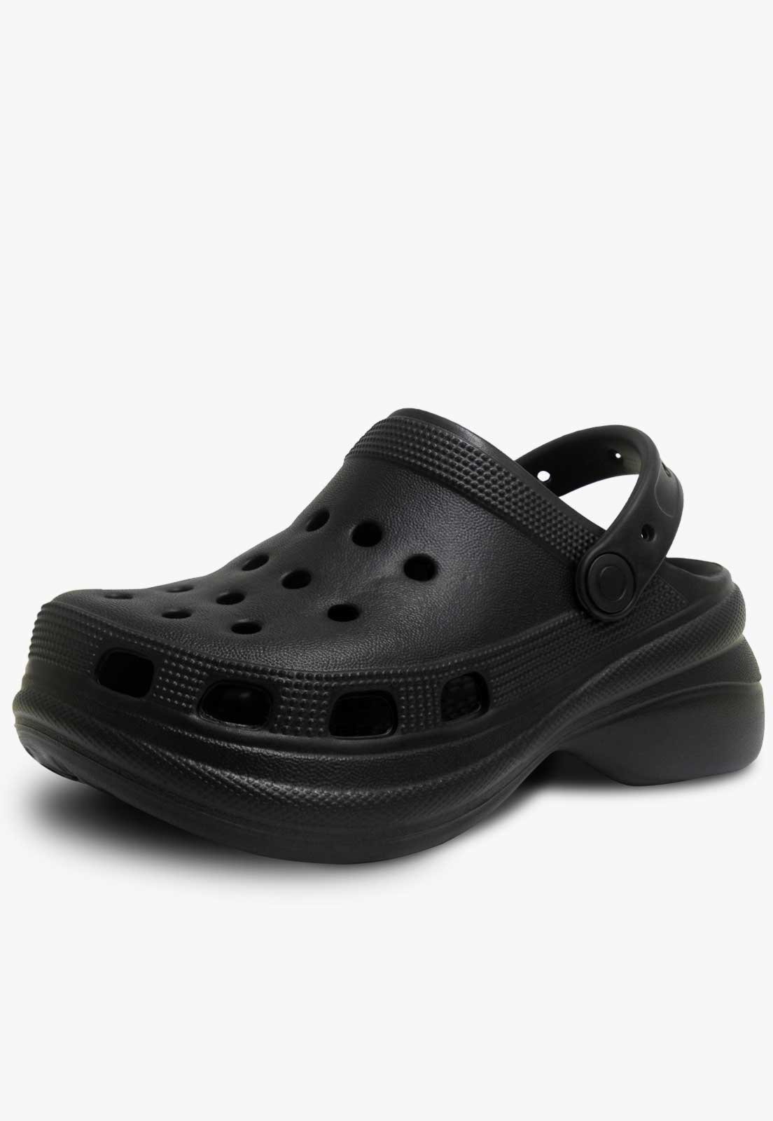 Infantil - Babuche Plataforma Pópidi Menina Leve Preto