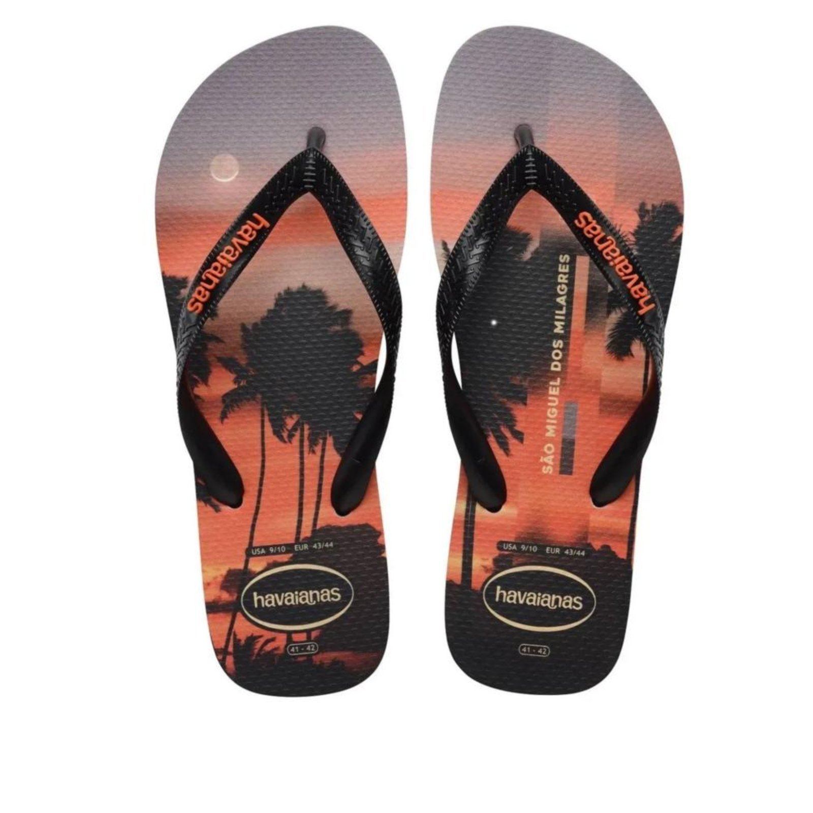Chinelo Masculino Havaianas Surfer Cinza Incolor