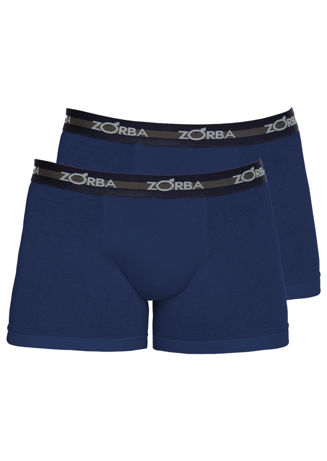 Kit com 2 Cuecas Boxer Zorba 702 Azul Marinho
