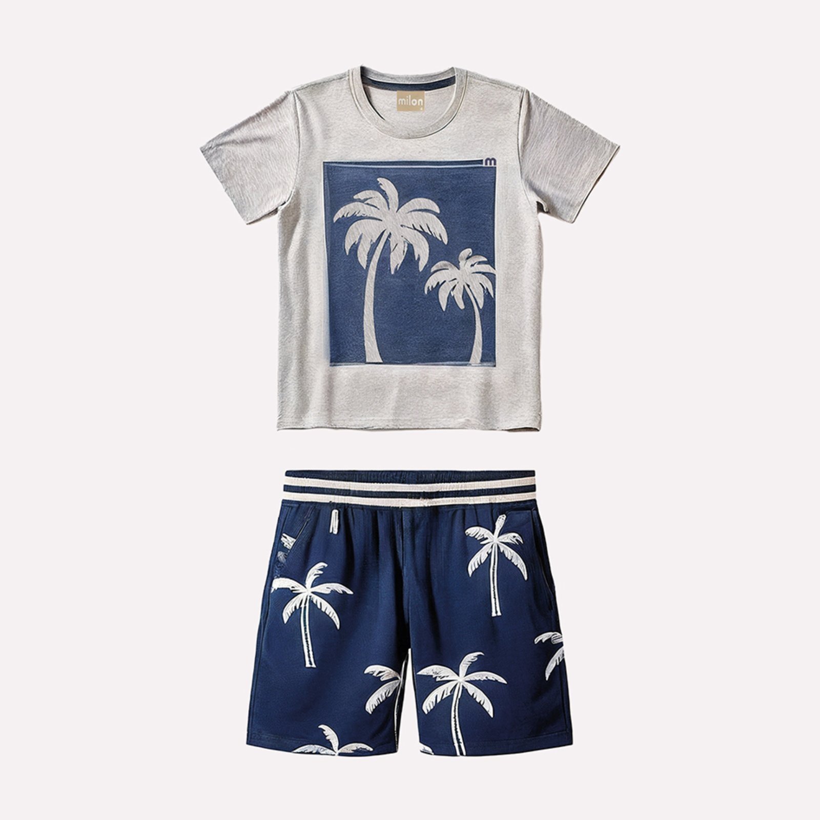 Infantil – Conjunto Menino Coqueiros Milon