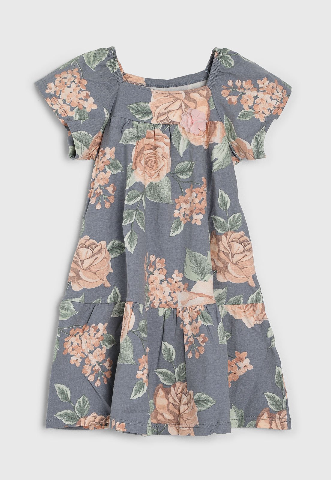 Vestido Milon Estampa Floral Azul