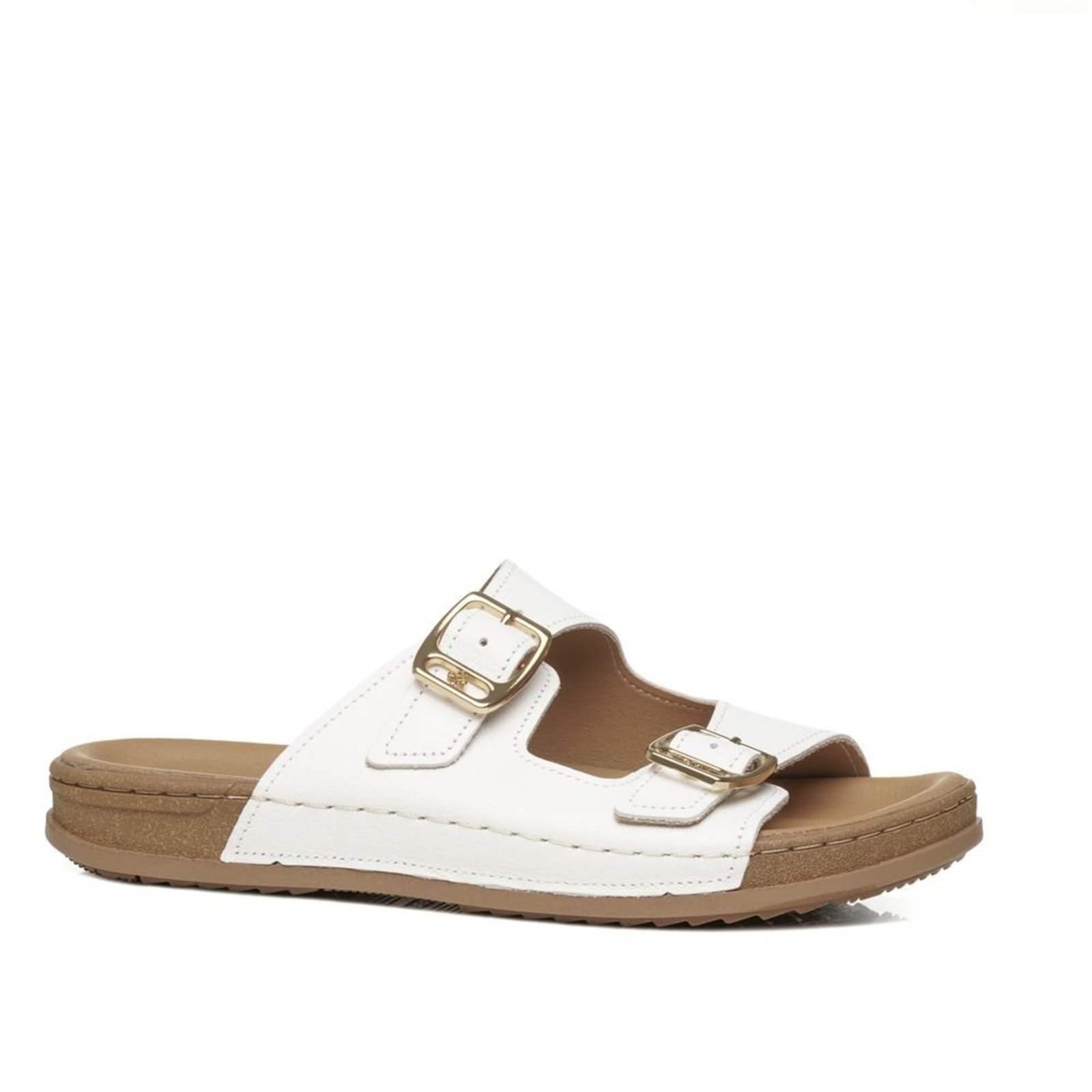 Chinelo Pegada Feminino em Couro Branco 232403-01 Chinelo Pegada Feminino em Couro Branco 232403-01 39